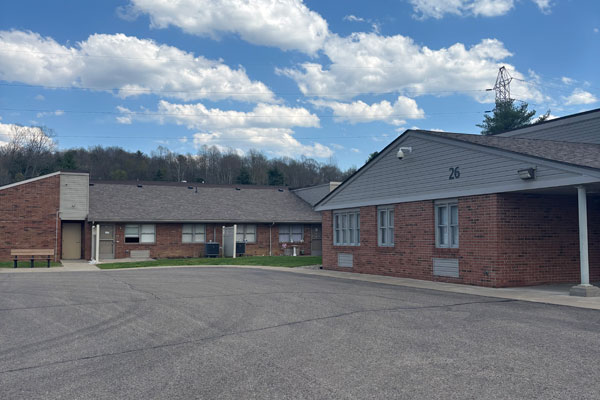 outside view of building and partial view of parking lot